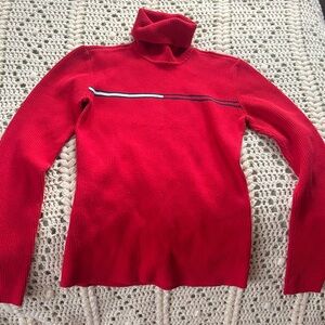 Tommy Hilfiger Vibrant Red Turtleneck
